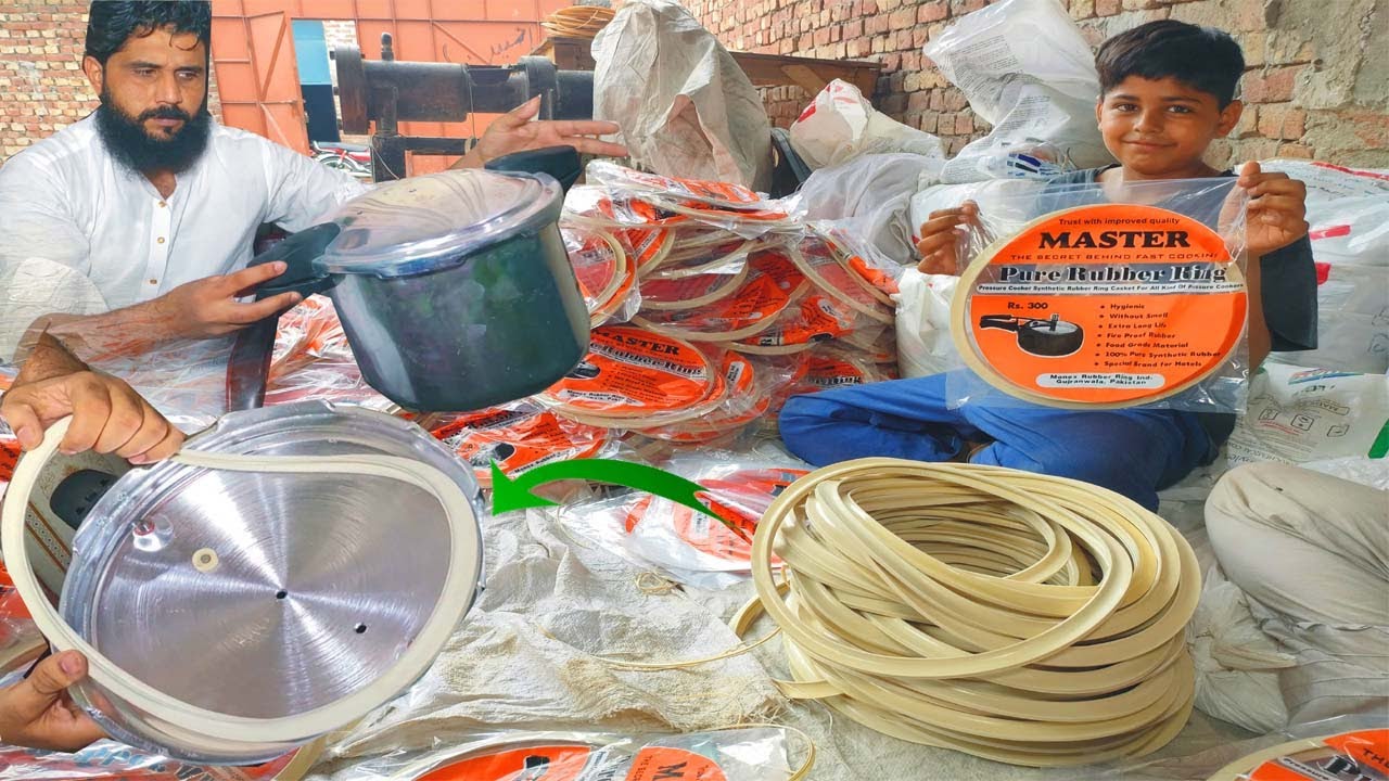 Very Interesting pressure cooker Ring Rubber Factory cooker Ring Rubber Mass Production of Process