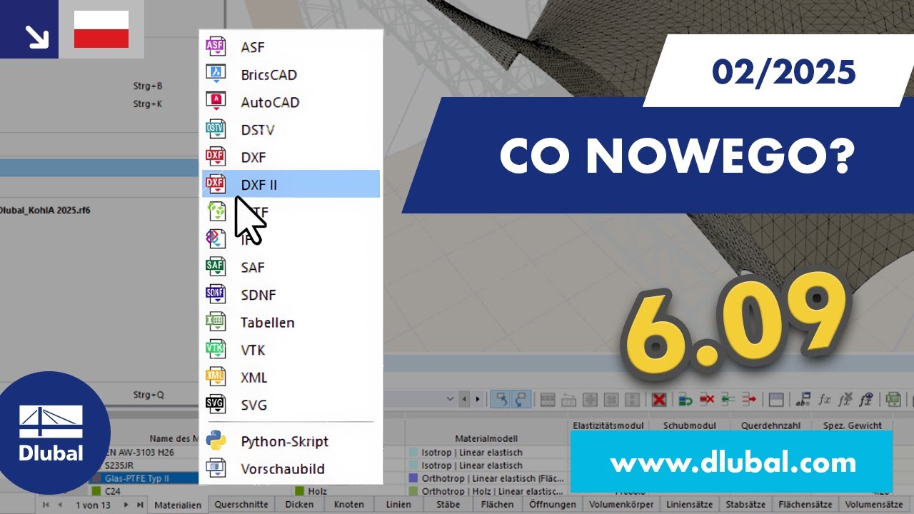 WIN | 02/2025 - Co nowego w programach RFEM 6 i RSTAB 9?