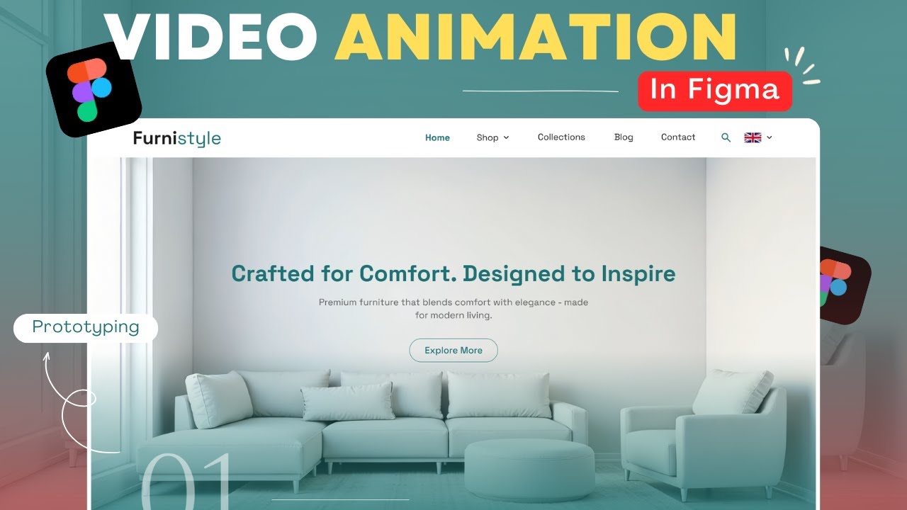Animation In Figma With Prototyping | Make a Animated Website Using Figma