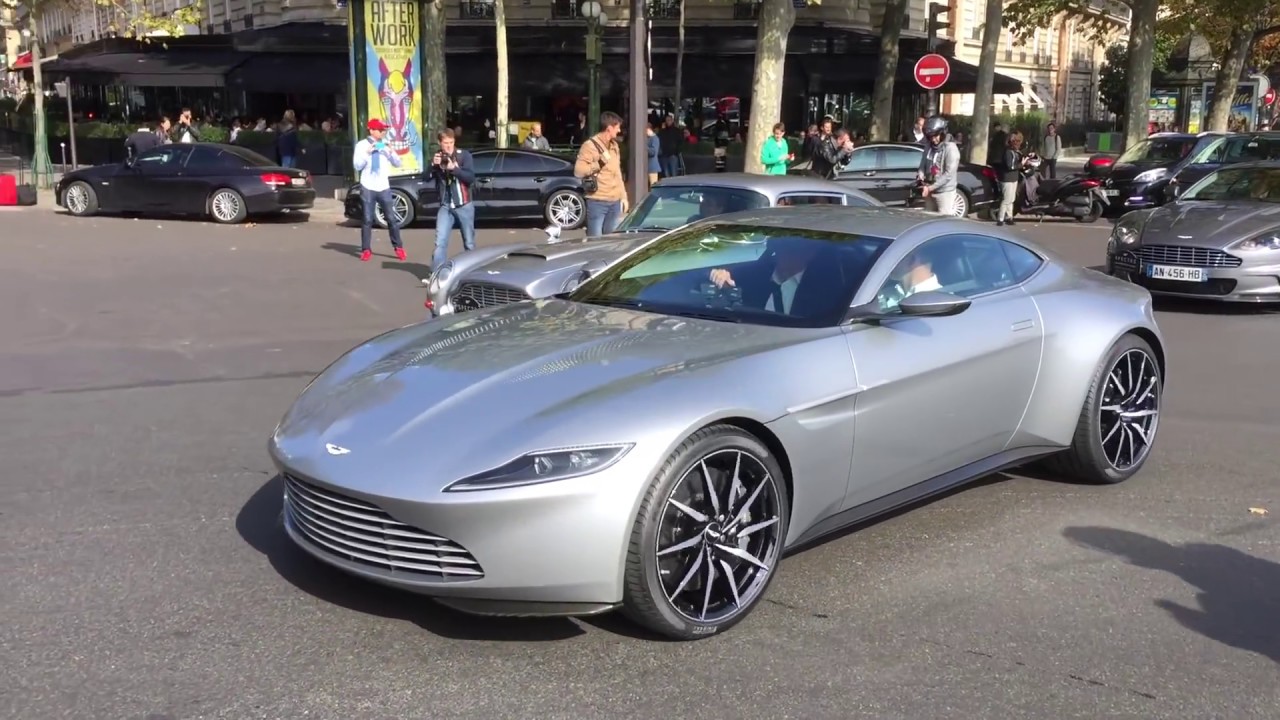 Aston Martin DB10 in Paris - James Bond 007 SPECTRE Movie