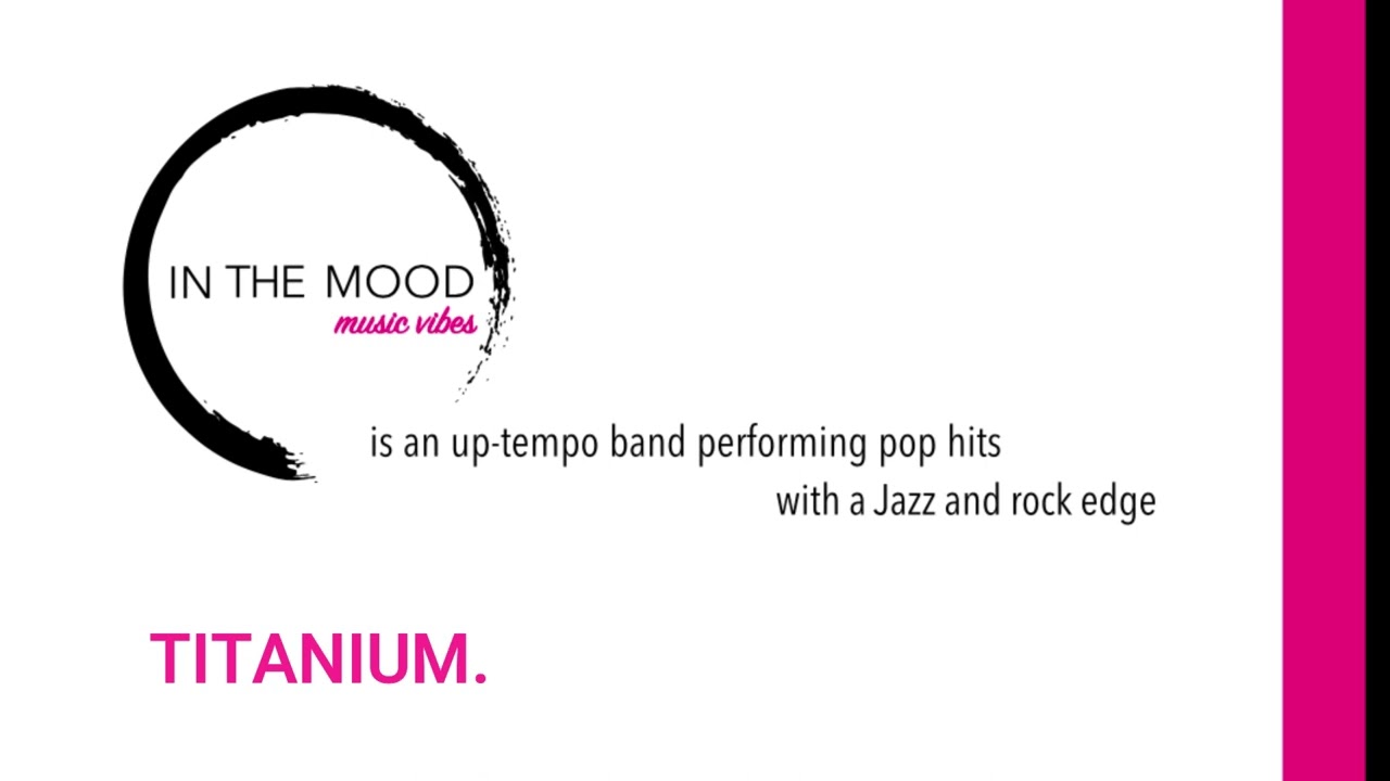 TITANIUM Cover By IN THE MOOD Music Vibes