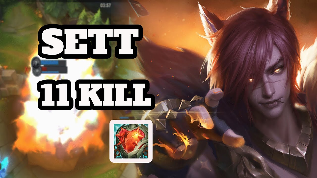 SETT  DESPUES DEL  NERFEO - 11 KILL  🔥🔥🔥 - TEM 12 - WILD RIFT