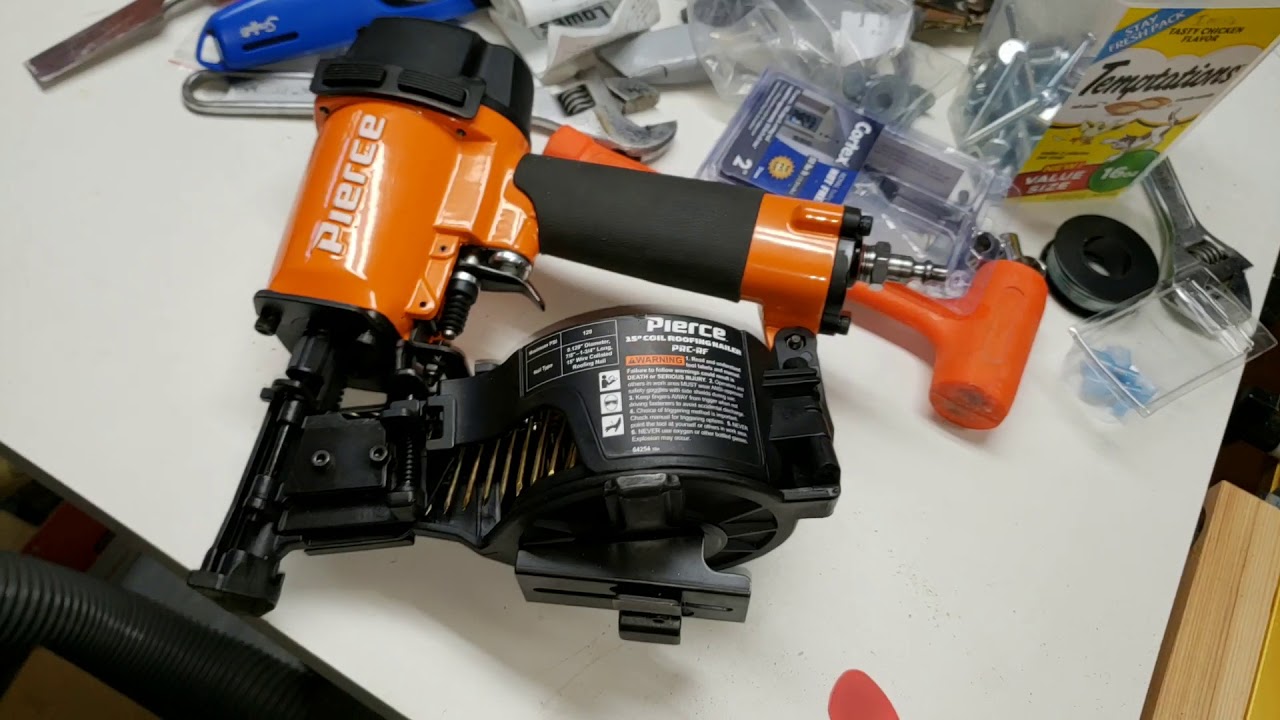 Harbor freight Pierce coil roofing nailer follow-up review