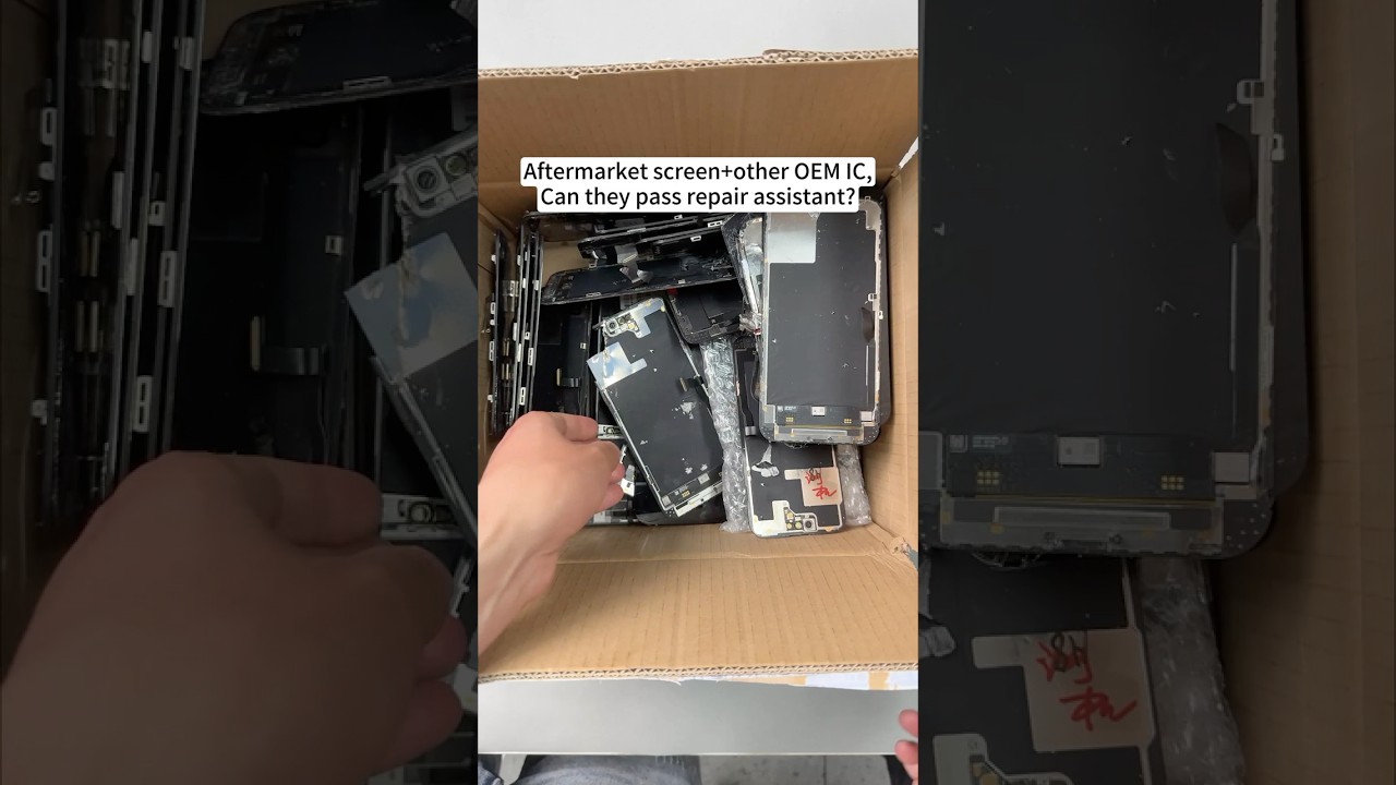 🛠️ Aftermarket Screen + non-native IC - Will It PASS Repair Assistant? 🔍 #iphonerepair #partspair