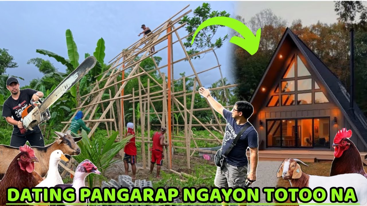 PANGARAP NA FARM NGAYON NAGKAKATOTOO NA - Triangle Farm house