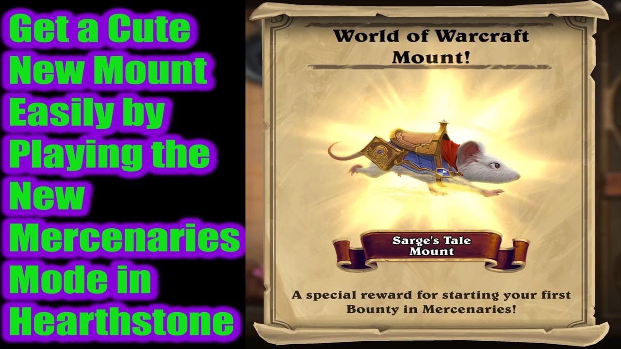 How to Get Sarge the Mount ~ The Hearthstone/World of Warcraft Promotion