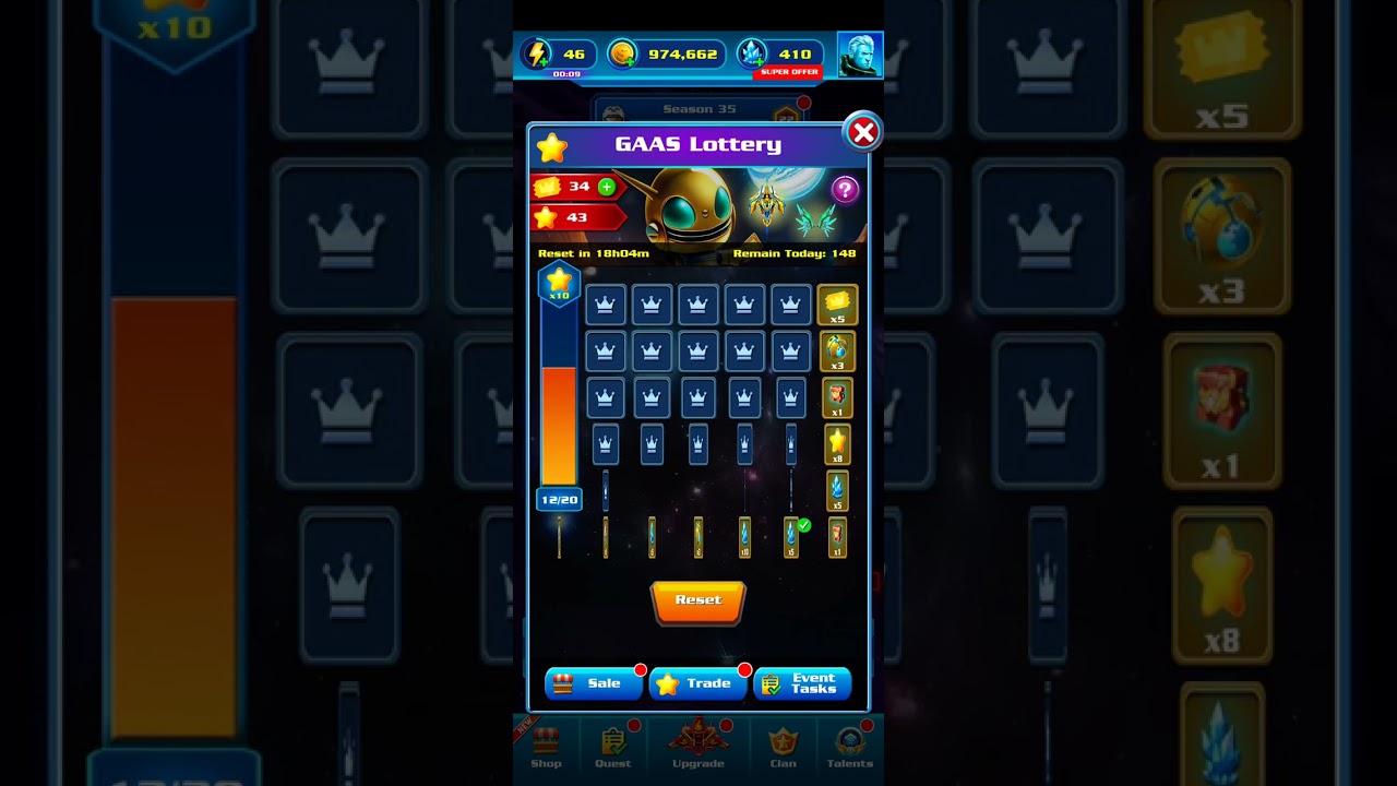 Alien Shooter 20250611 GAAS Lottery