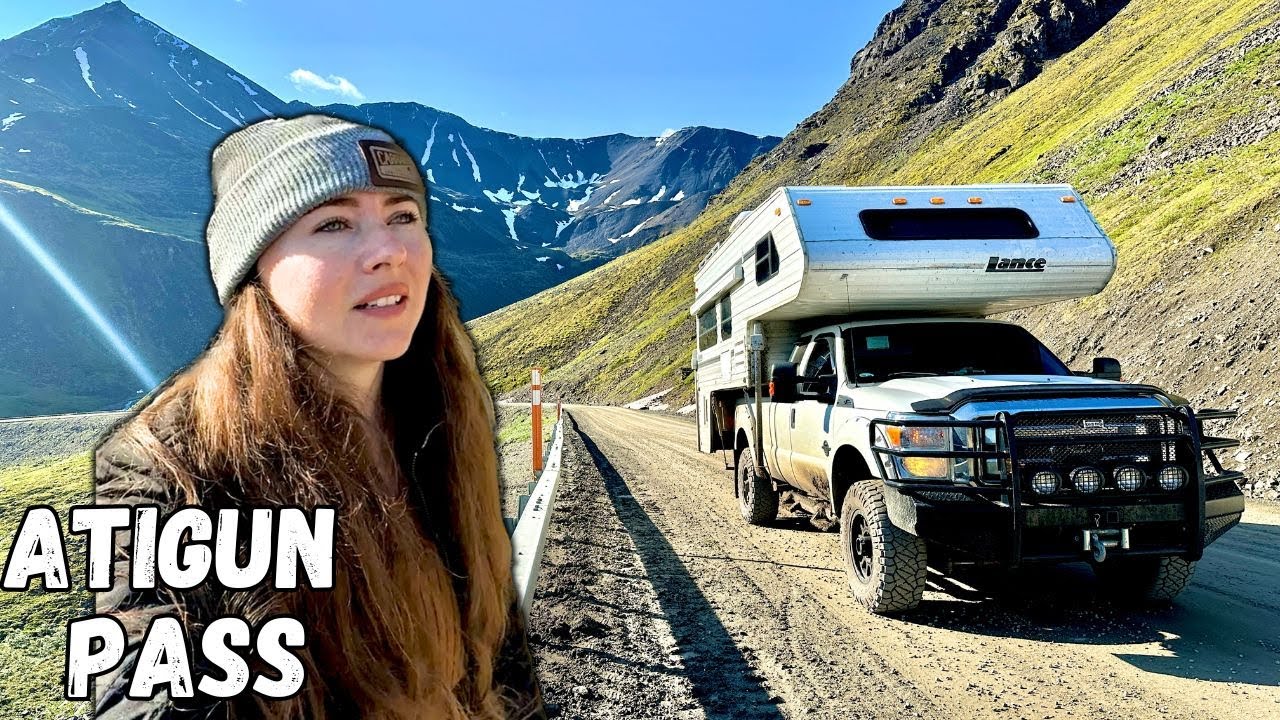 TRUCK CAMPER tackles ALASKA’S Highest Mountain Pass - Atigun Pass, Brooks Range, Dalton Highway