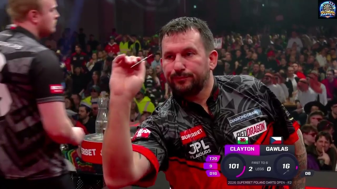 Jonny Clayton vs Adam Gawlas European Tour 1 - 1/16-finals