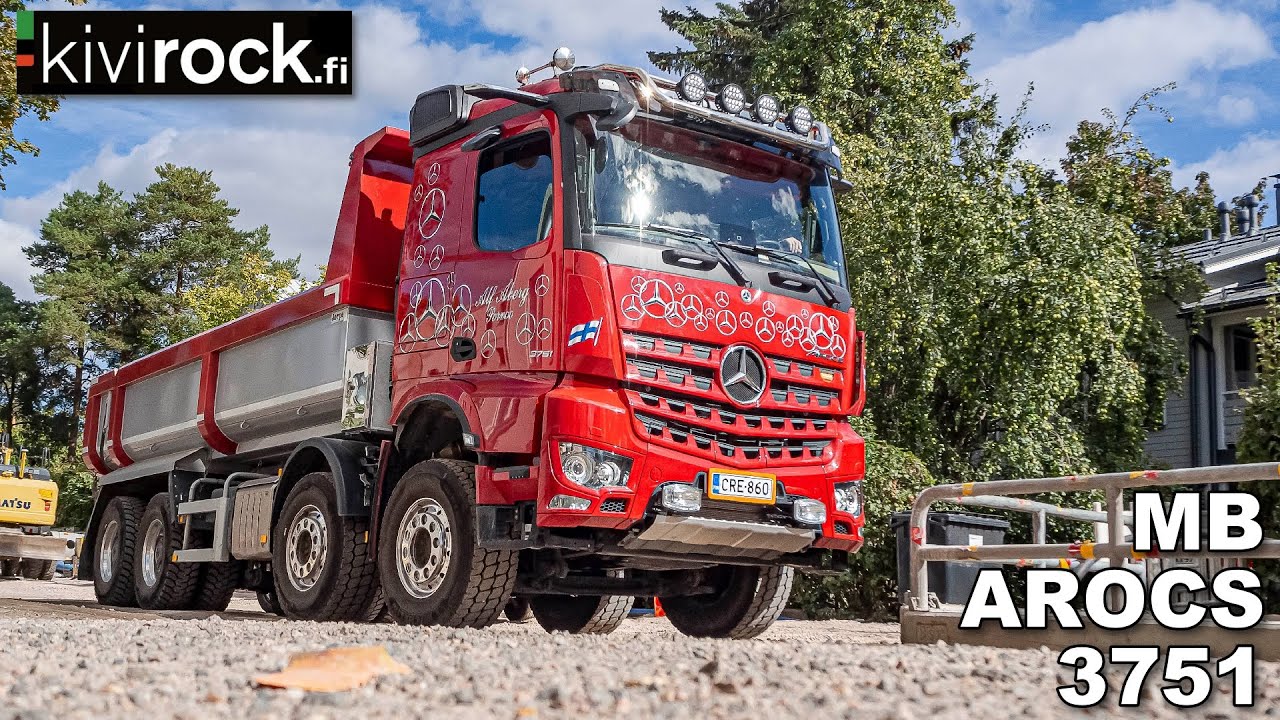Alf Åbergin mietteitä uudesta peilittömästä Mercedes-Benz Arocs 3751 nuppiautosta