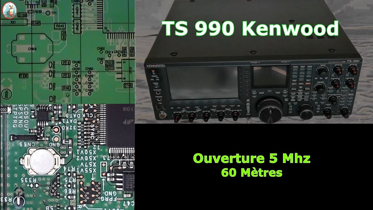 TS 990 Kenwood ouverture  5 Mhz (bande des 60 mètres)