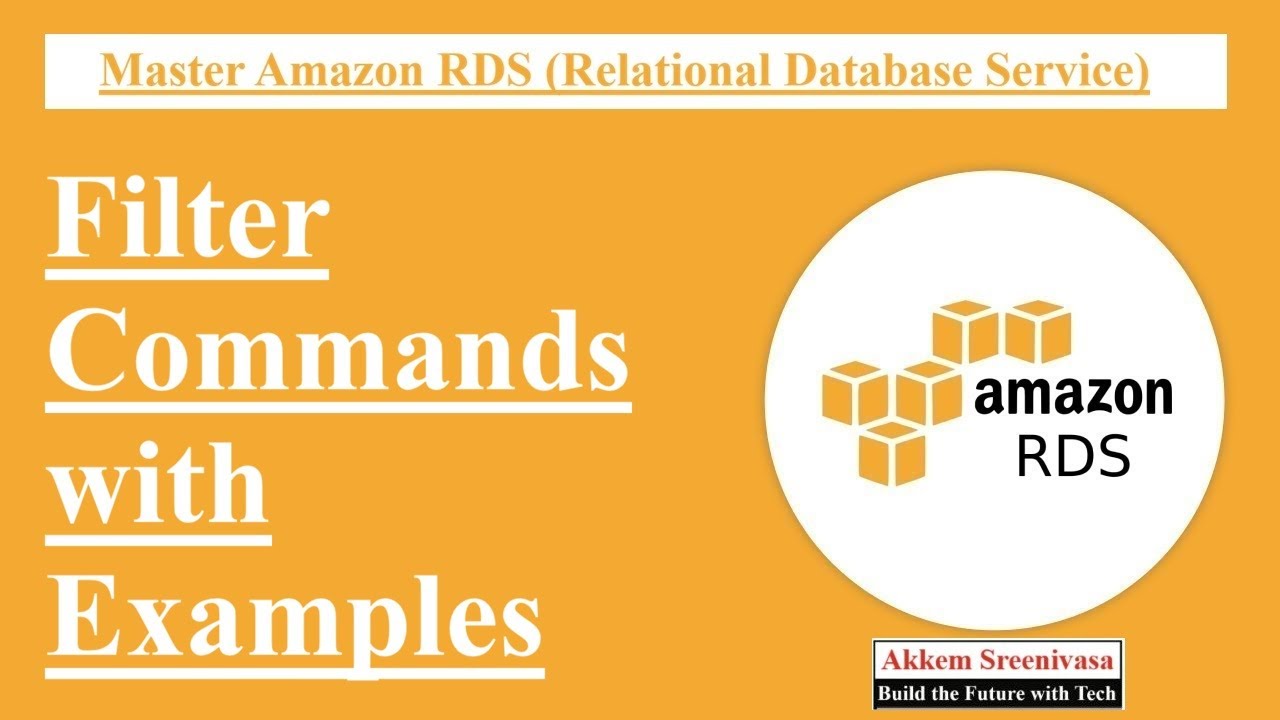 Master AWS RDS Part 14, Filter Commands with Examples, SQL Filter Commands, aws rds, sql, aws, amazo