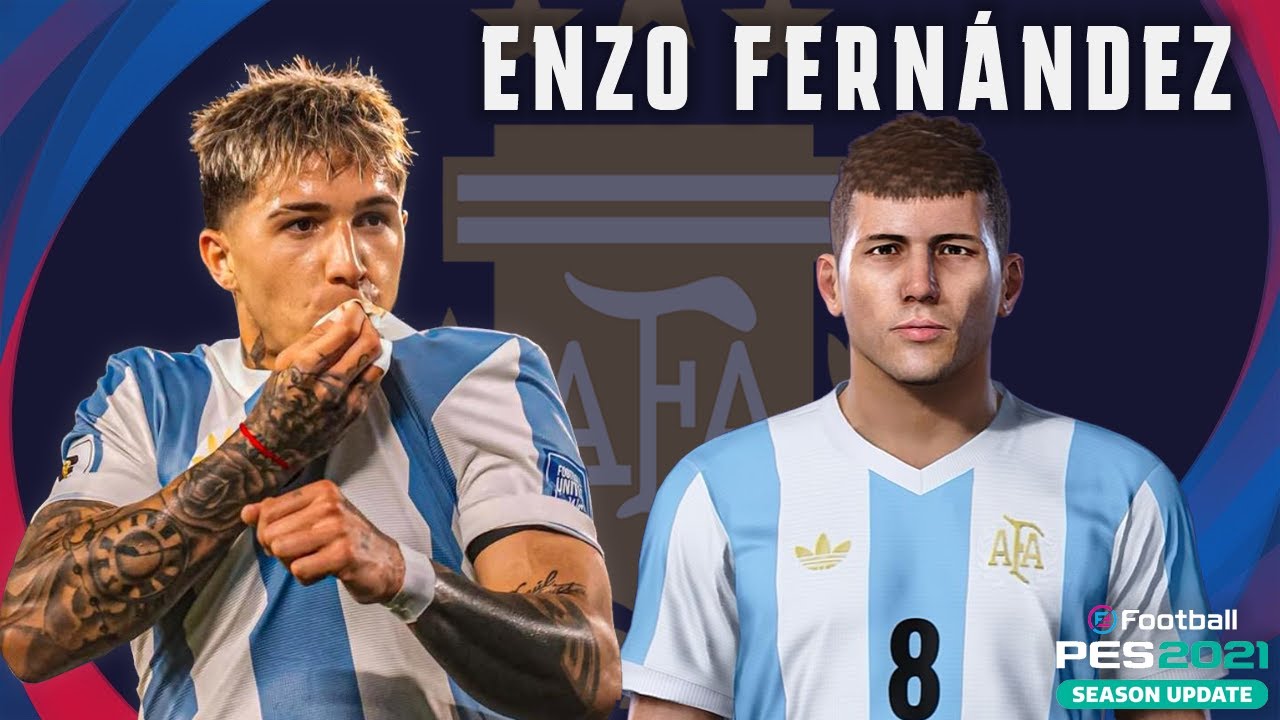 Enzo Fernández🇦🇷 (Argentina Version) How to create in Pes 2021