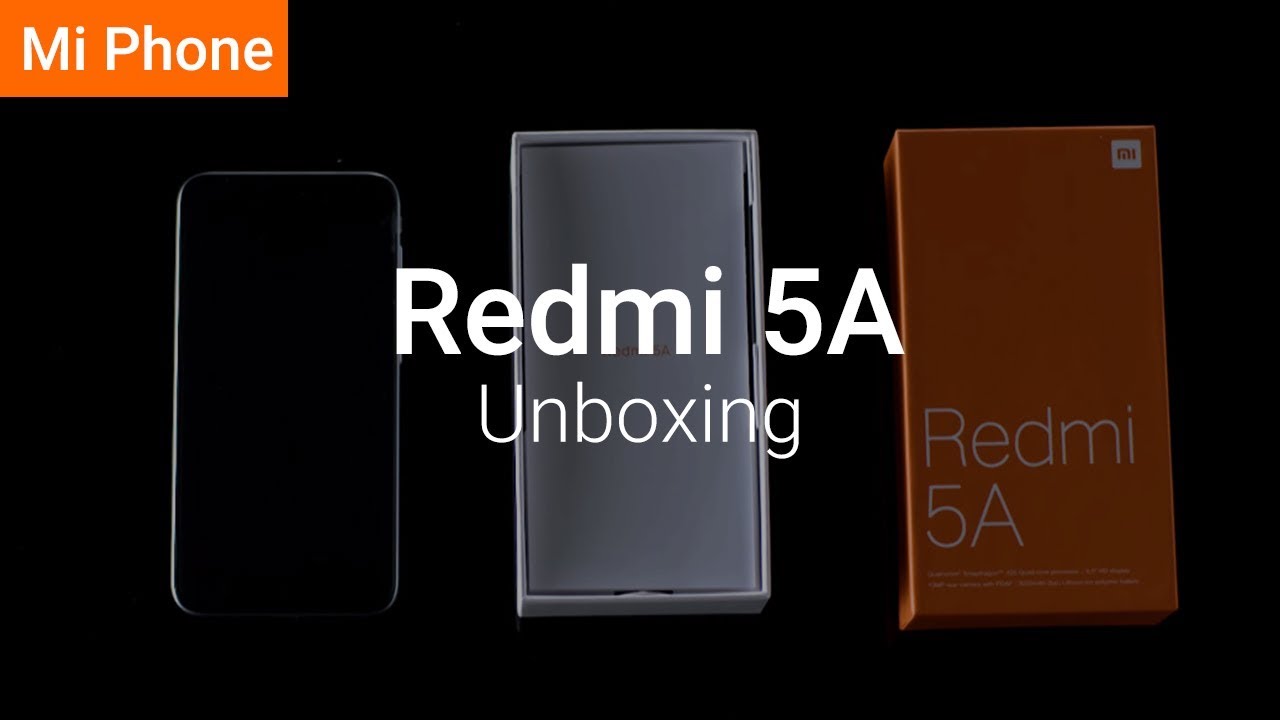 Redmi 5A: Unboxing