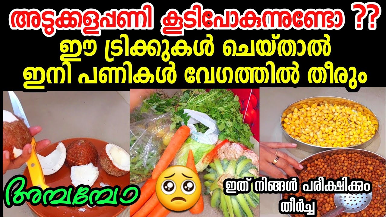 ഇതുപോലൊക്കെ ചെയ്താൽ നിങ്ങൾക്ക് ഒറ്റയ്ക്കൊരു സദ്യയൊരുക്കാൻ വരെ പറ്റും|Easy cooking tips in malayalam