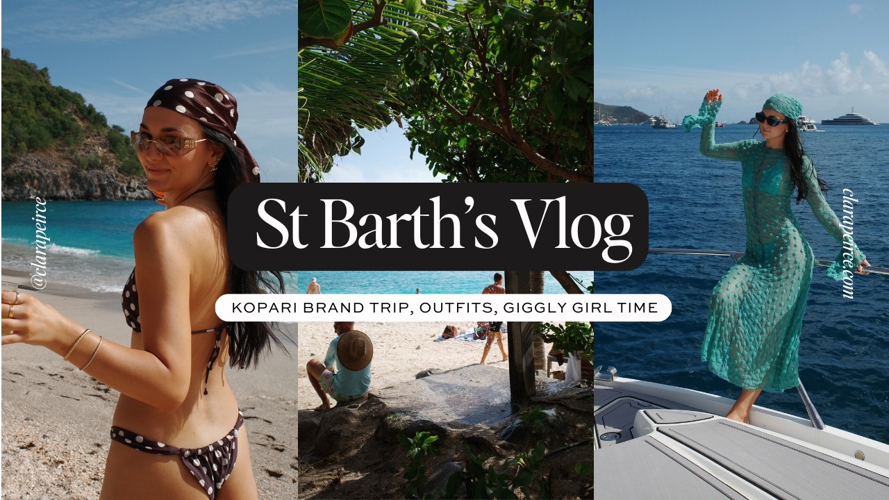 ST BARTHS VLOG: Kopari Brand Trip, Outfit Ideas, & Girl Time