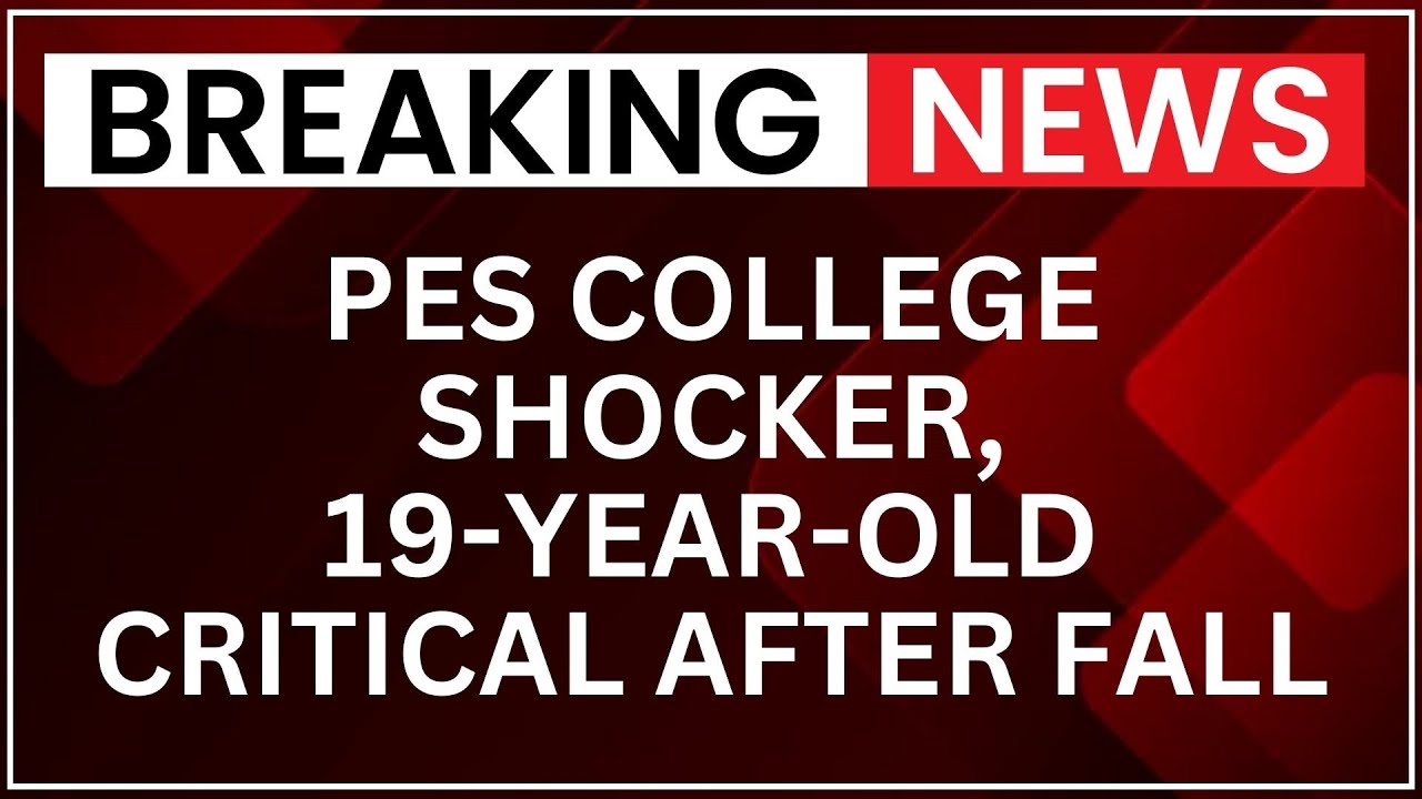19-Year-Old PES College Student Jumps From Hostel Third Floor; Critical in Hospital