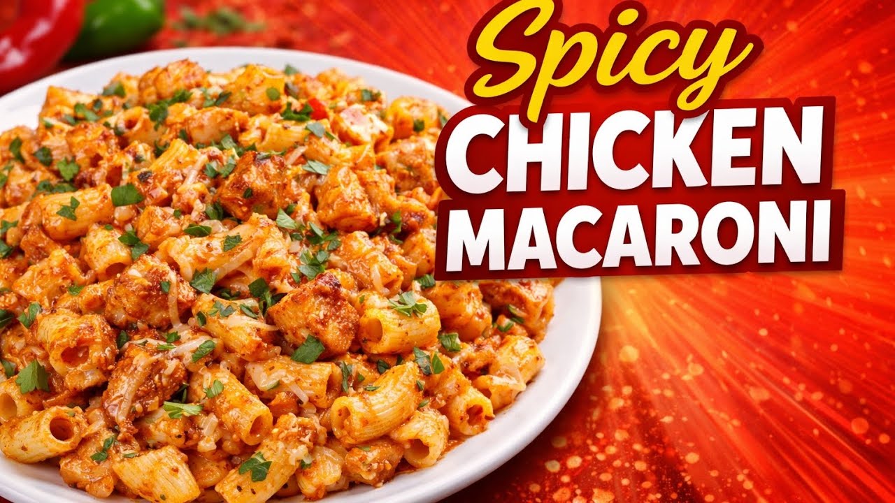 Spicy Masala Chicken Macaroni | Quick & Easy Recipe