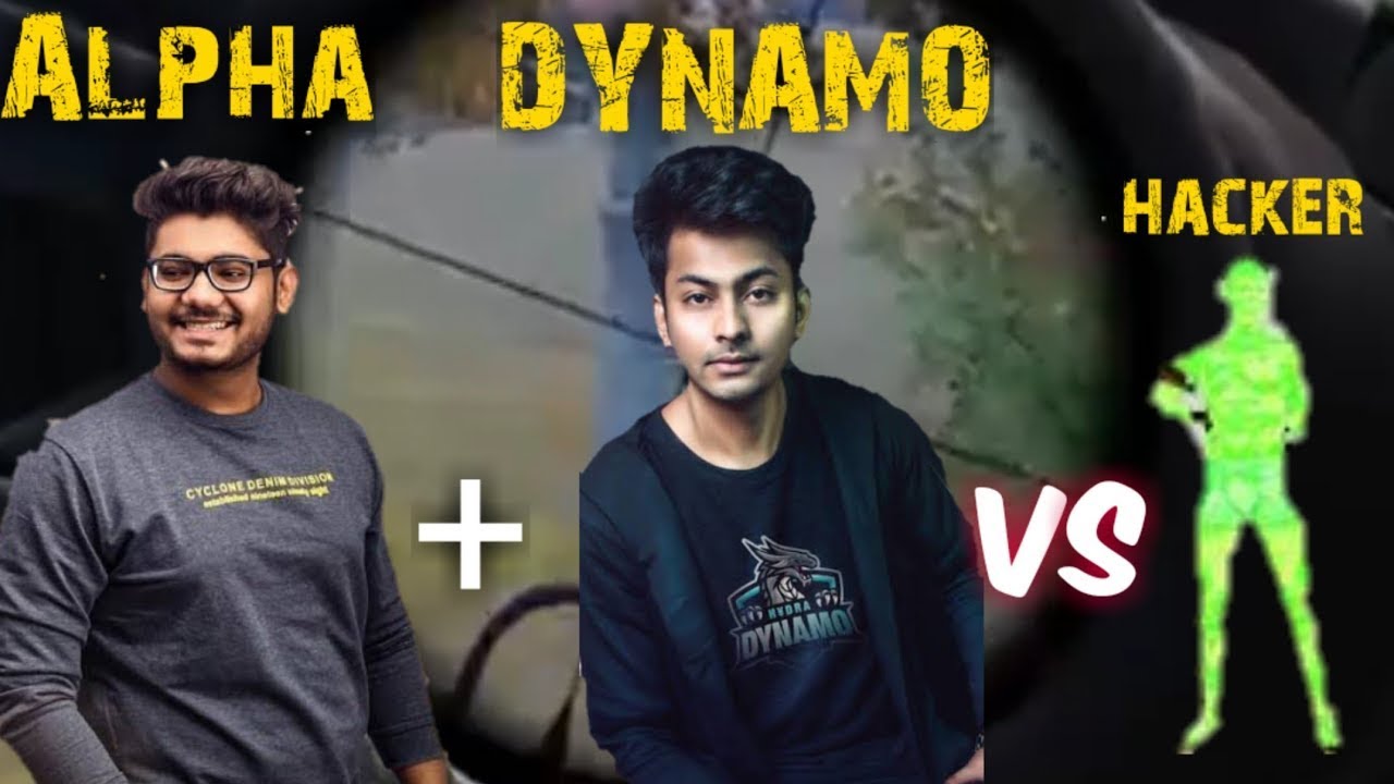 DYNAMO + HYDRA ALPHA VS HACKER |  ONLY HEADAHOT GOD LEVEL HACKER PUBG MOBILE RCMAX GAMING