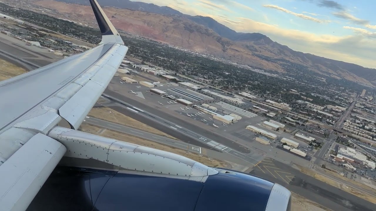 Delta Air Lines A321 Takeoff SLC - ATL