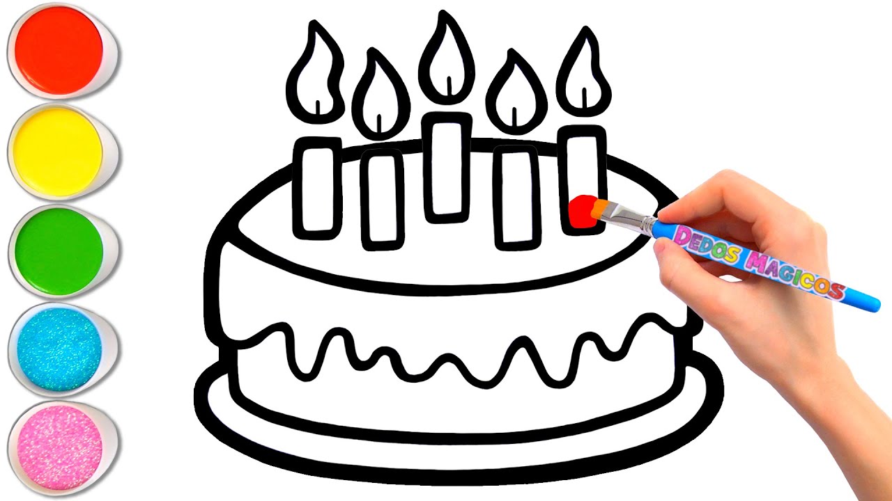 Dibujemos Pasteles Coloridos para el A&ntilde;o Nuevo 🎊🎂🎊 Feliz A&ntilde;o Nuevo #106