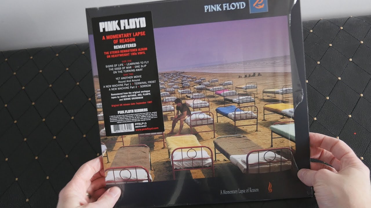 Unboxing A Momentary Lapse of Reason by PINK FLOYD 2017 Reissue Remastered 180 gram Vinyl LP