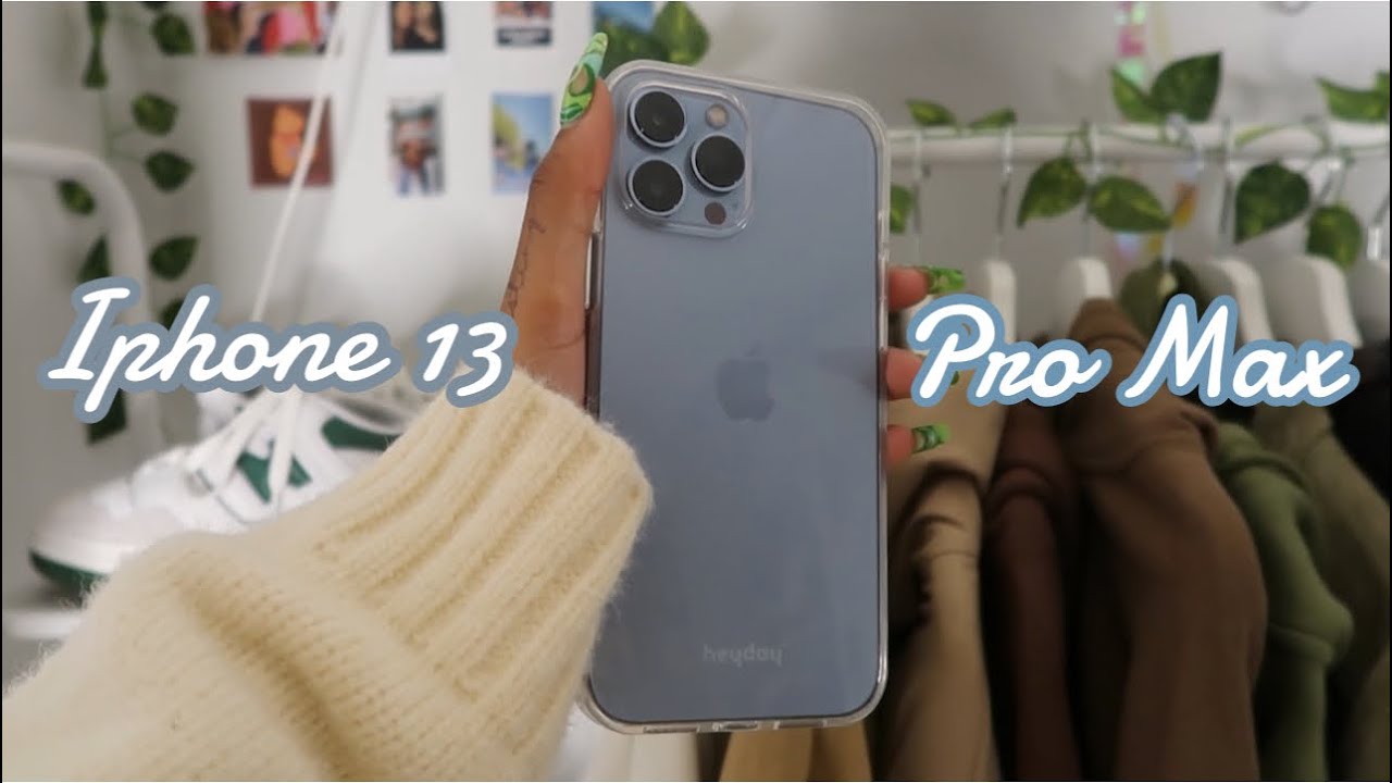 IPHONE 13 PRO MAX UNBOXING & SET UP| Sierra Blue