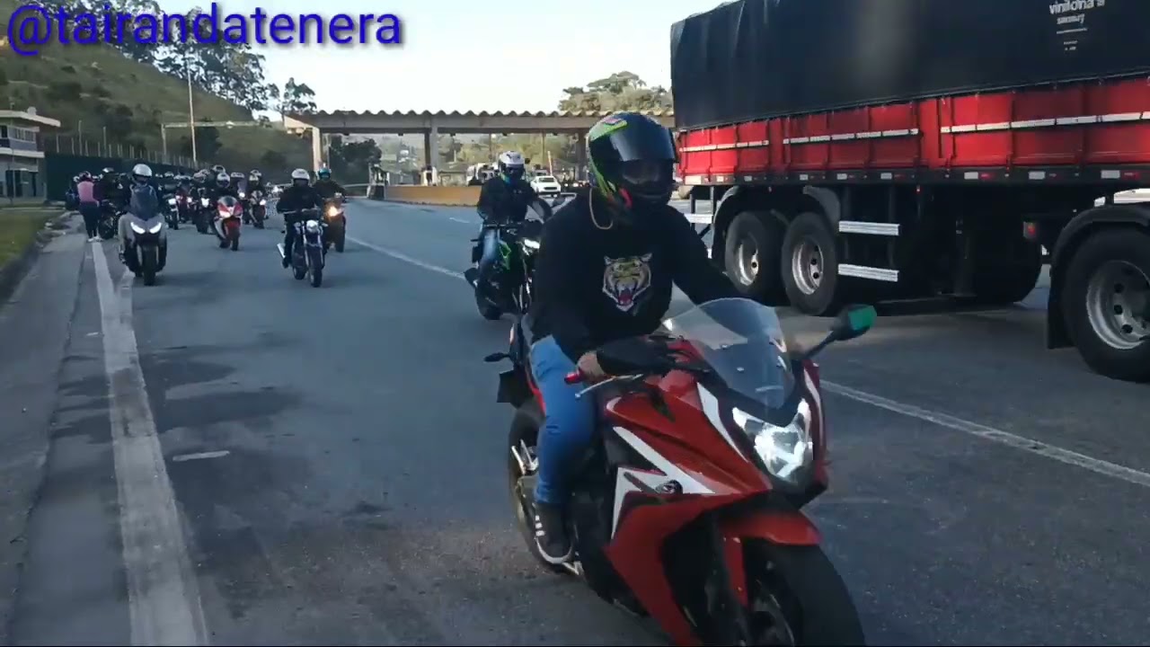 ROL&Ecirc; DE MOTO, GRUPO EM BUSCA DO TOP SPEED - JOAN&Oacute;POLIS-SP - HONDA XL 700 V TRANSALP