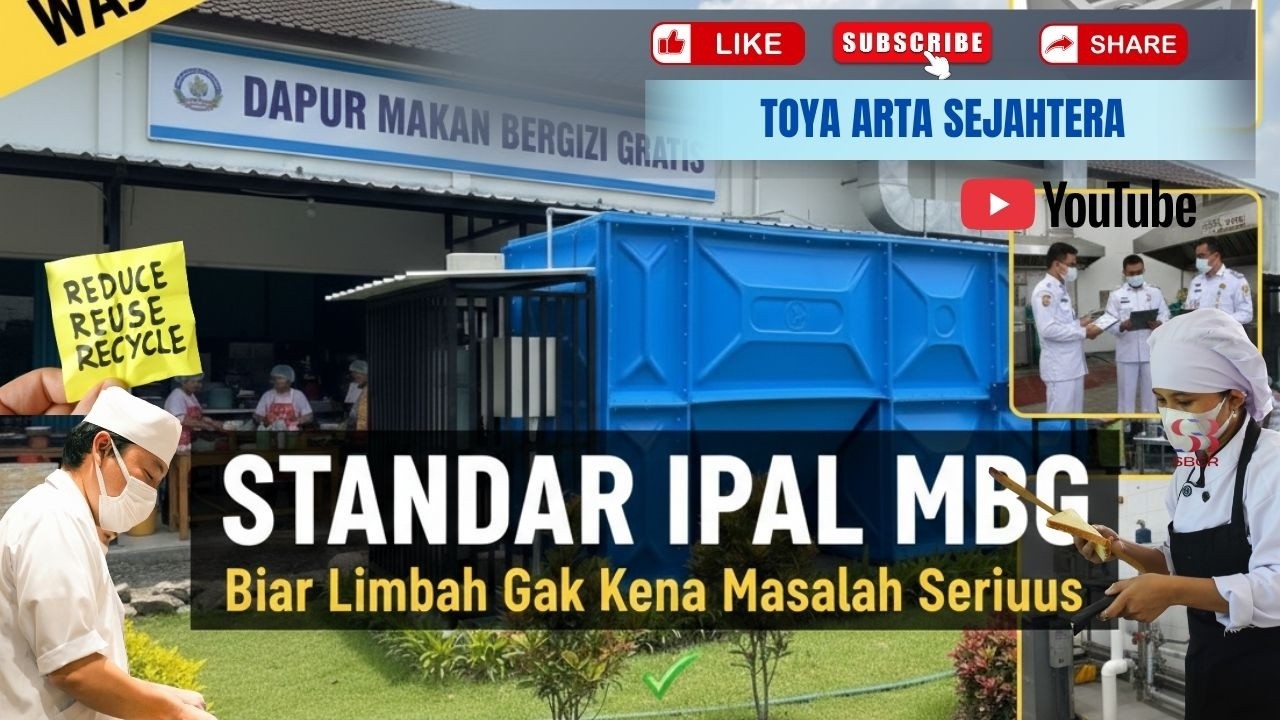 STANDAR IPAL DAPUR MBG: ALUR PROSES PENGOLAHAN & KOMPONEN PEMISAH MINYAK LEMAK AIR LIMBAH