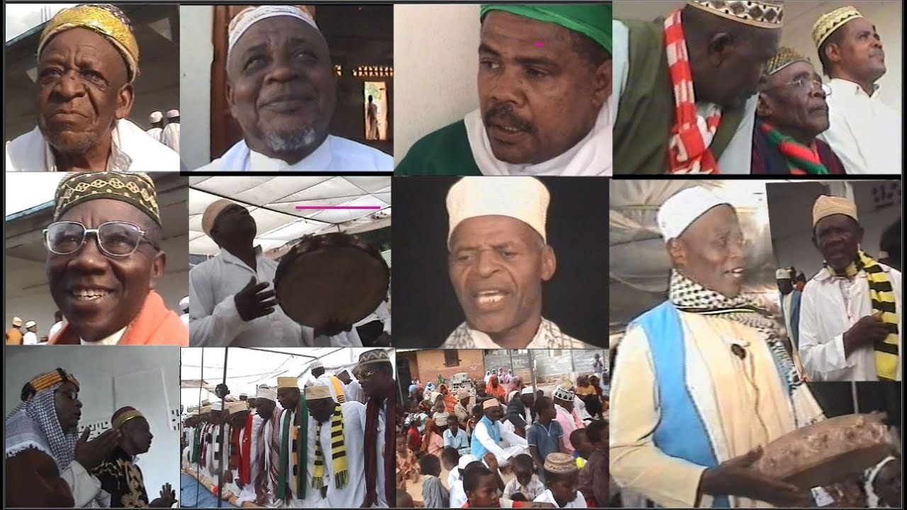 Aid ,extraits de moulidi et dahira d'antan à Acoua et tsingoni Mayotte filmé par Habibi