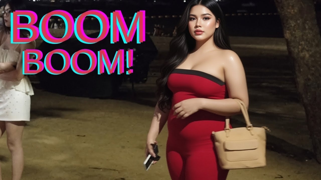 4K Quality! How is Thailand now? Pattaya Beach Road Nightlife Scenes. 