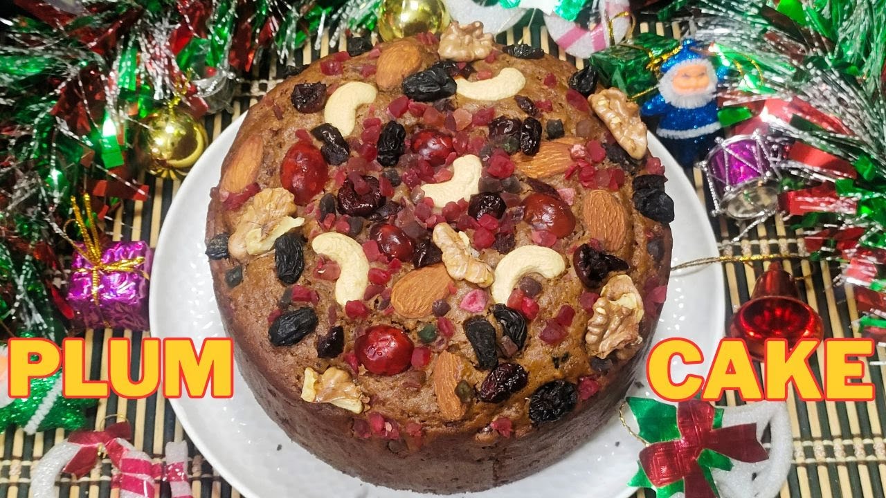 Christmas Plum Cake Recipe | Xmas Cake Recipe | No Sugar No Maida healthy Dry fruit Plum Cake
