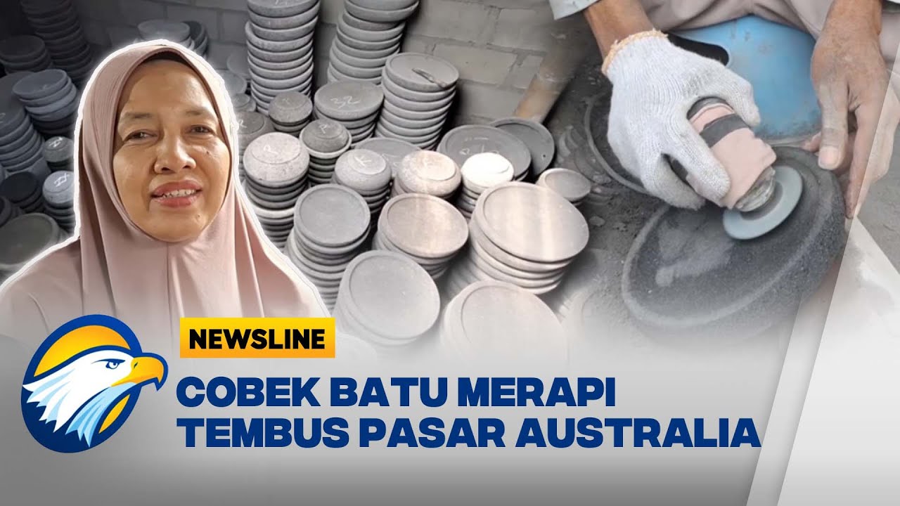 Sisa Erupsi Merapi Jadi Cobek Bernilai Pasar Internasional - [Newsline]
