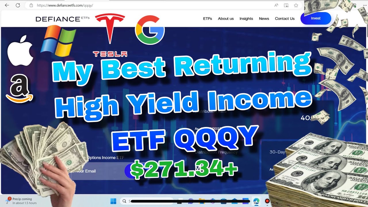 QQQY For High Monthly Dividend Income My BEST Performing High Yield Income ETF & This is WHY
