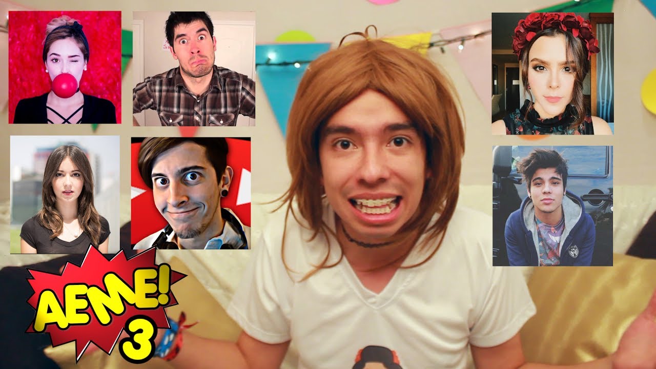 AEME! - Capitulo 26 - Imitando Youtubers (HolaSoyGerman, Kika Nieto, Yuya, Caeli, Roblesiutu, Sebas)