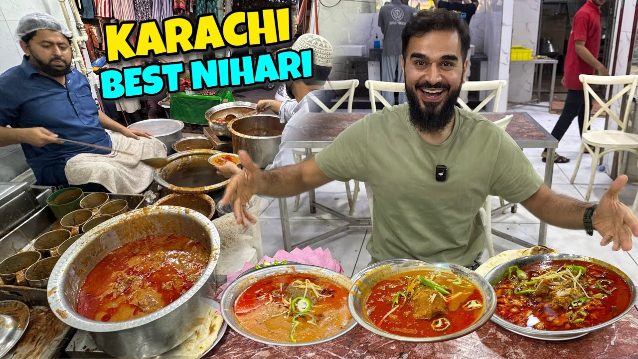 Karachi ki best nihari konsi hai ? 🥘 Trying famous nihari restaurants in Karachi 😍