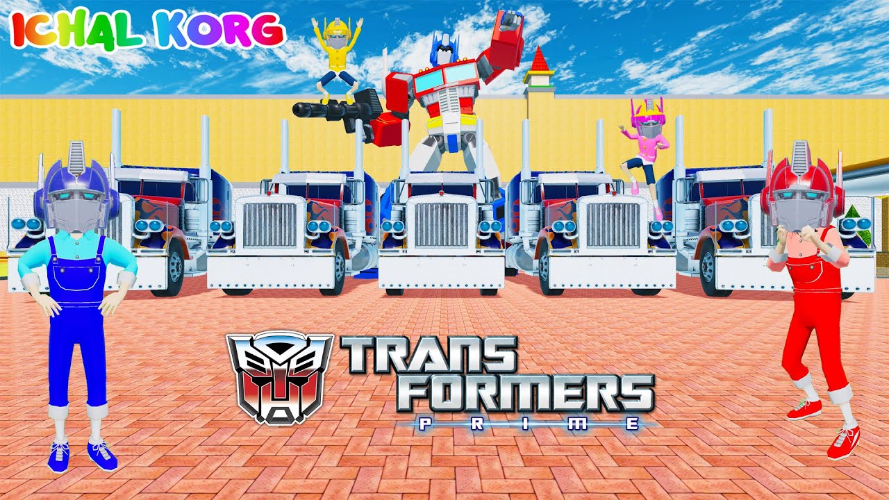 Yuta Mio Baby Celine Atom Atam Berubah Jadi Robot Optimus Prime 😱 Ada Mobil dan Robot Beneran Juga 😱