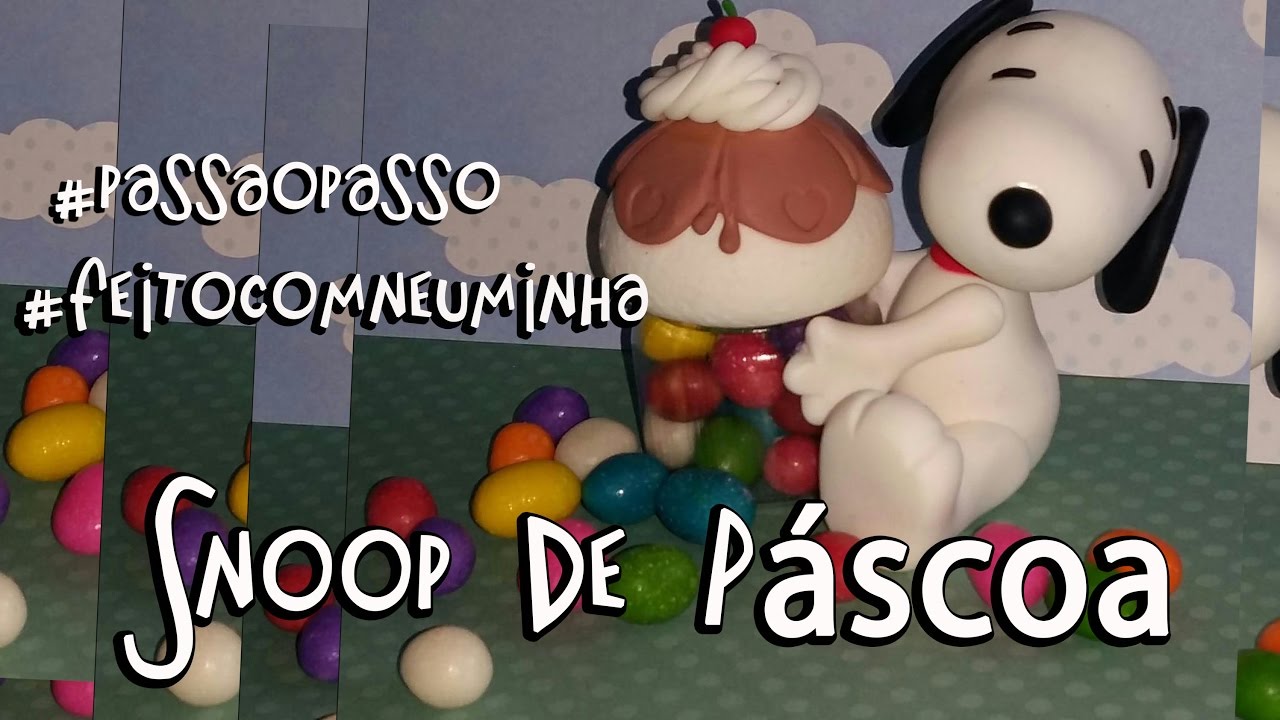Pote cupcake com Snoopy de biscuit - Neuma Gonçalves