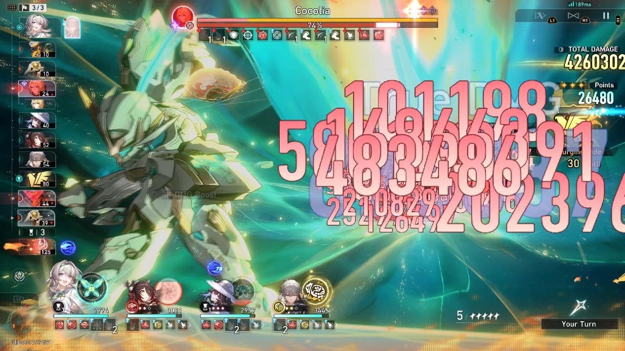 E2S0 Firefly 0 cycle cocolia | 9 cost | 3.7 Pure Fiction | Honkai: Star Rail