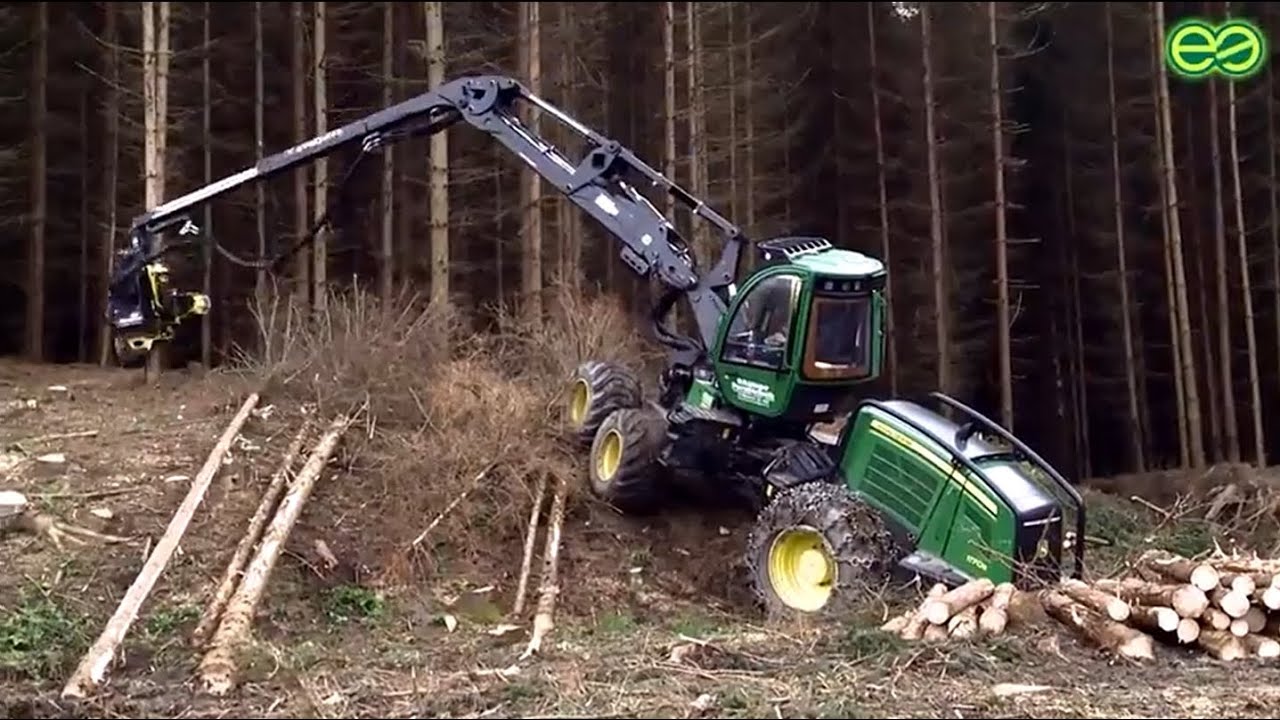 John Deere erdészeti gépek Zalában - Forwarder és harvester gépbemutatót tartott az Öforst