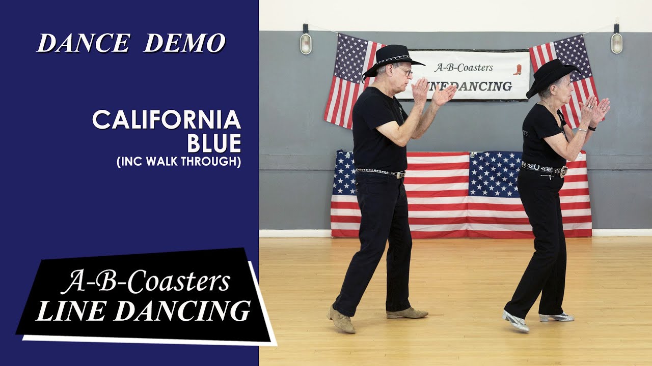 CALIFORNIA BLUE - Line Dance Demo & Walk Through