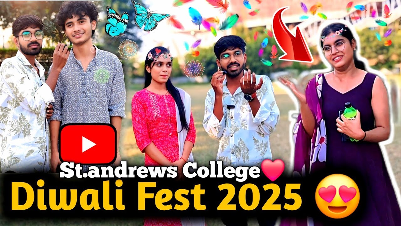 St. Andrews College Diwali Night 2025 ✨ Non-Stop Dance, Music & Celebration | College Life Vlog 🔥