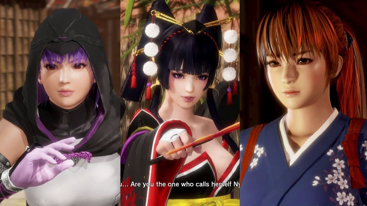 Dead Or Alive 6 All Ayane, Kasumi & Nyotengu Scenes