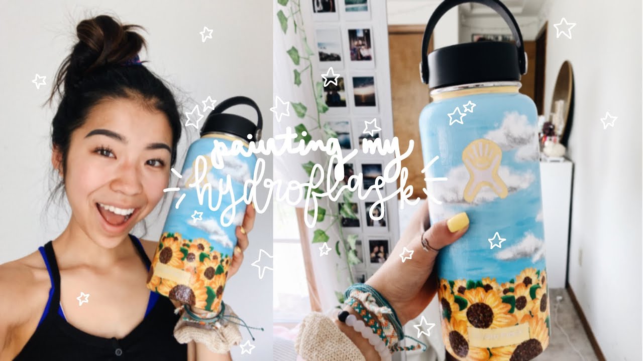 painting my hydro flask!!