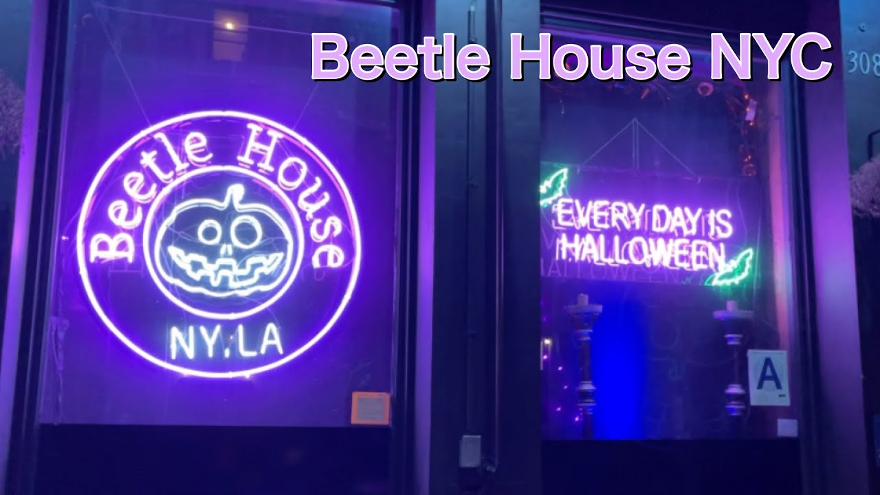 What&rsquo;s for dinner  at The Beetle House restaurant New York City? Beetle Juice themed restaurant