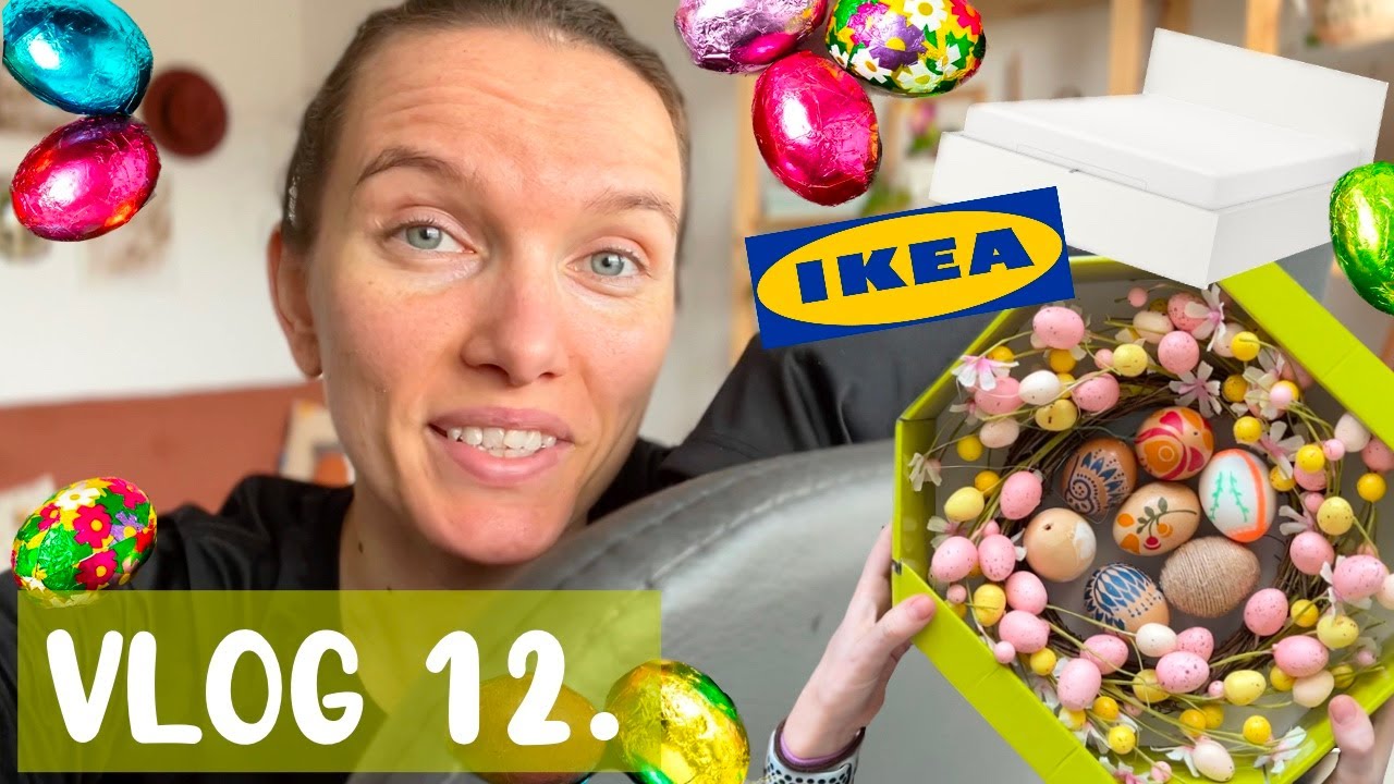 #12 VLOG | IKEA, Lidl, záhrada, jar prichádza & som sama doma