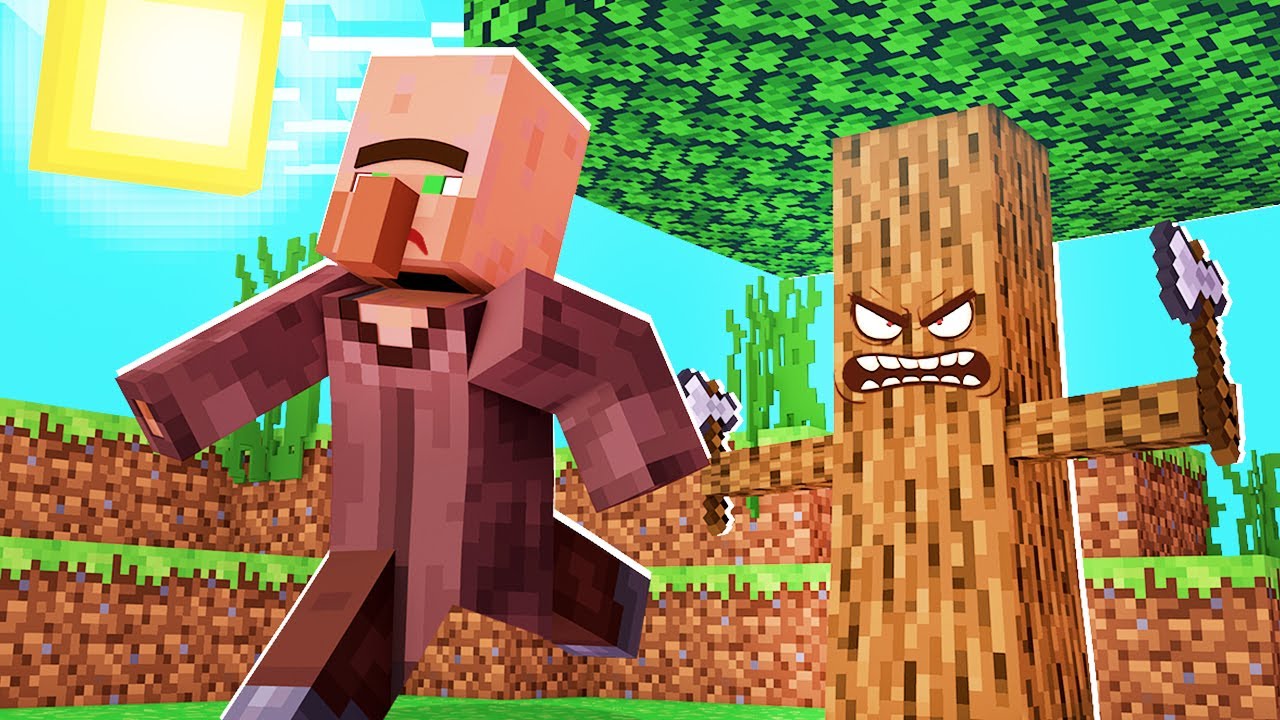 Minecraft Ke Tree NE MERE VILLAGE PER ATTACK KIYA