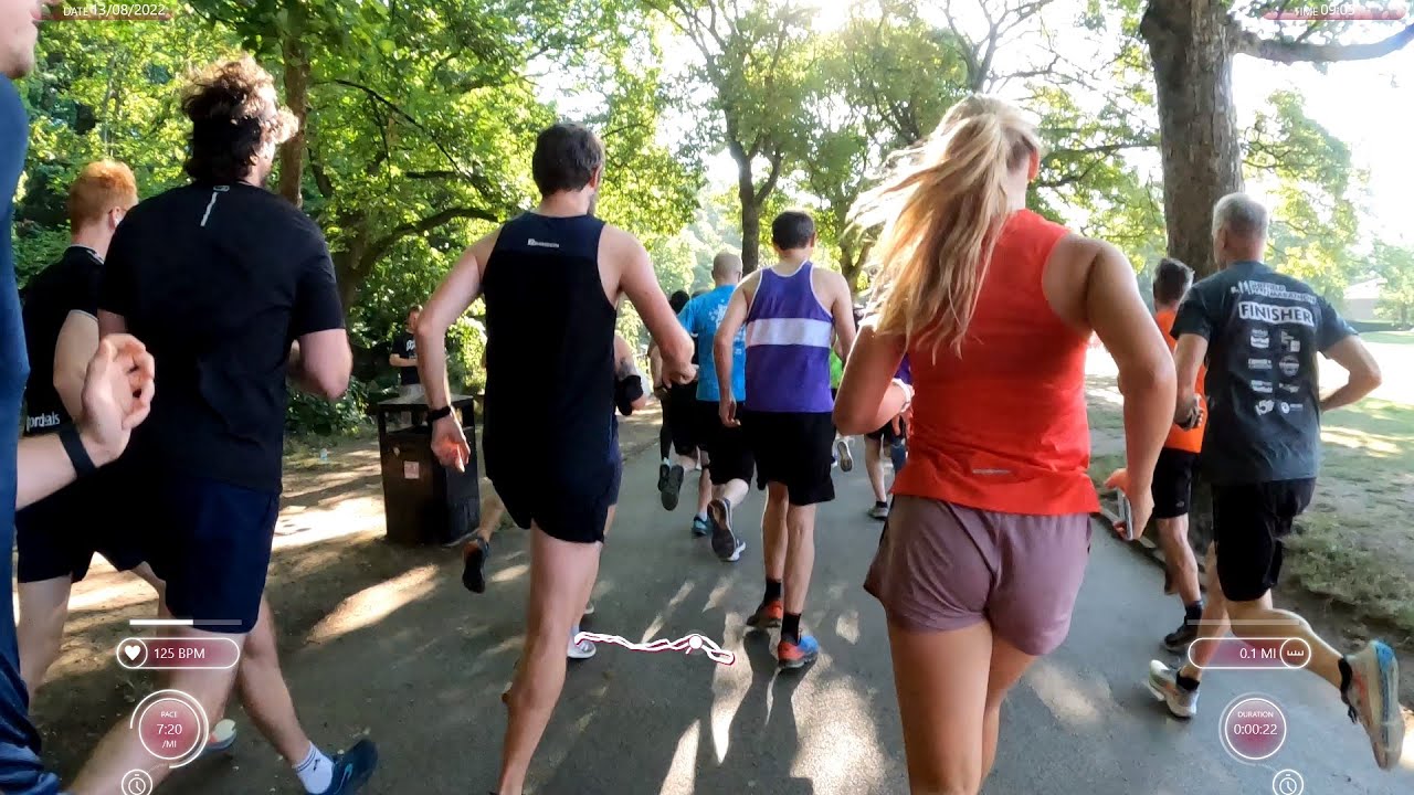 Endcliffe Park, parkrun number #136 on 13/08/22