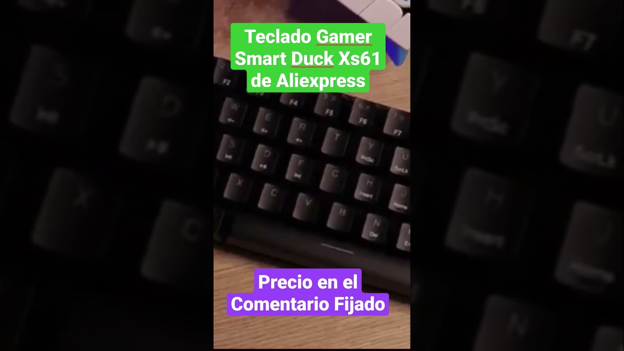 ✅El Mejor Teclado para Gamers a un Precio Asequible💥Smart Duck Xs61 de Aliexpress 2023 #shorts