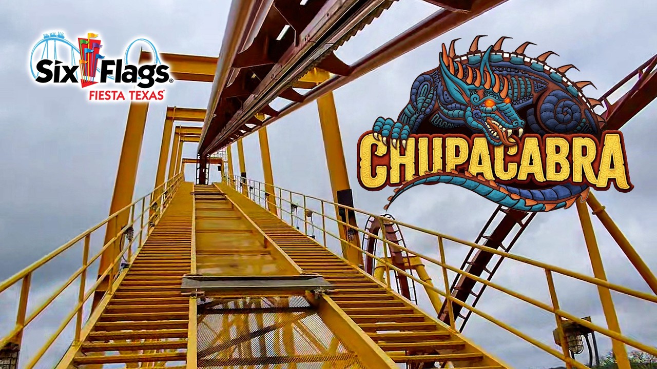 2026 Chupacabra Roller Coaster On Ride front Seat POV Six Flags Fiesta Texas